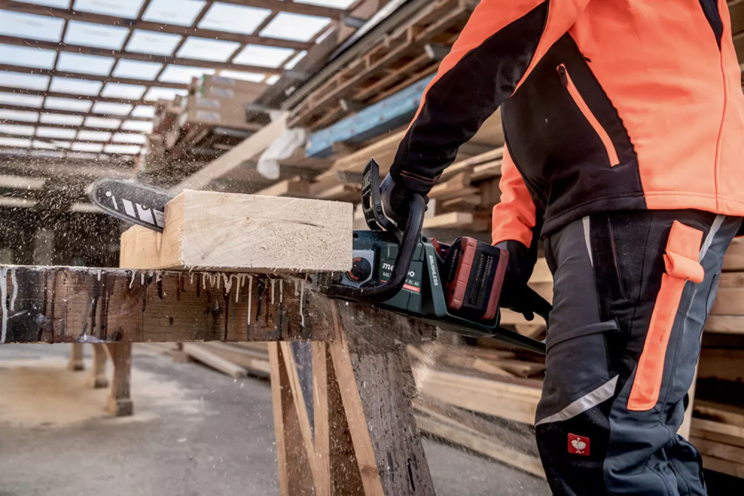 Metabo MS 36-18 LTX BL 40 body Tronçonneuse sans fil-image