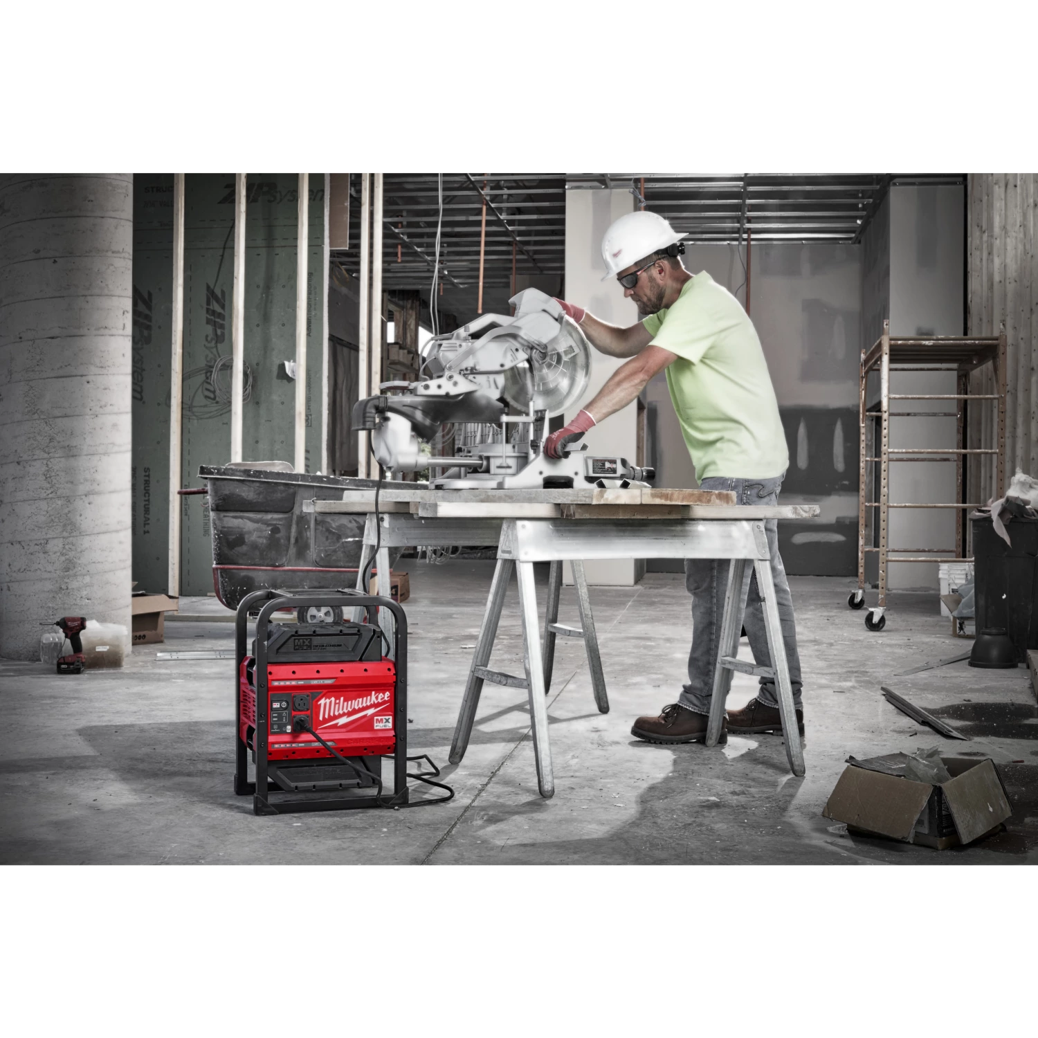 Milwaukee MXF PS-0 MX Fuel accu stroomvoorziening body-image