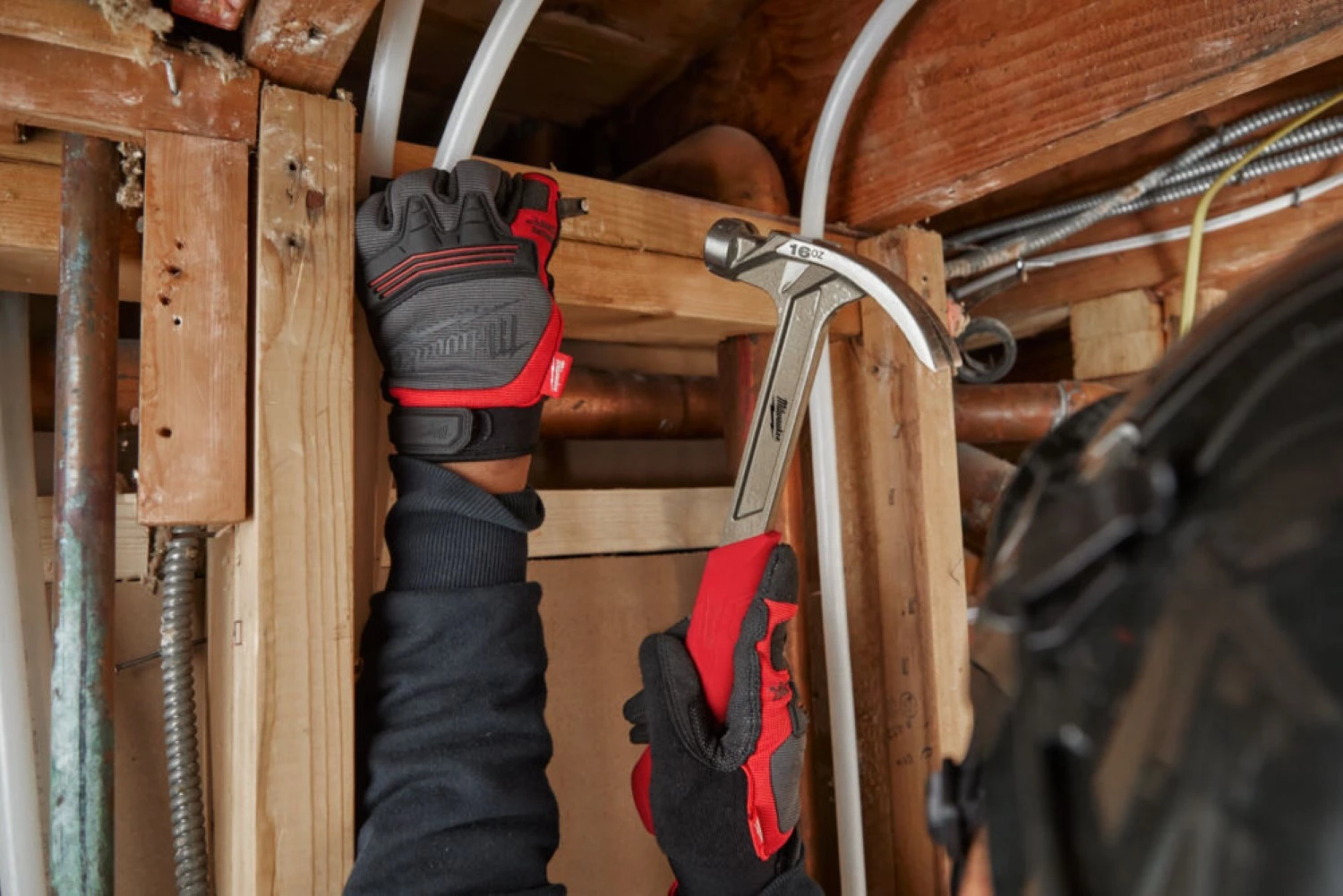 Milwaukee 4932478653 Marteau à pince droite - manche en antichoc - 450 grammes-image