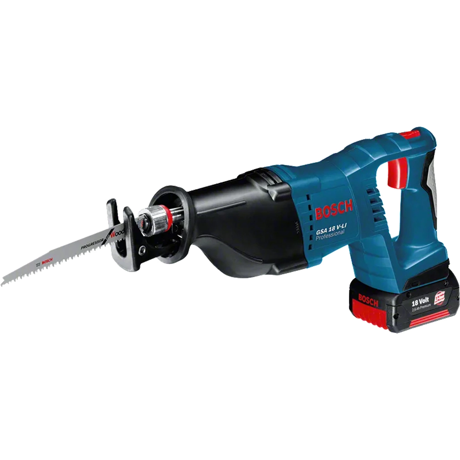 Bosch GSA 18 V-LI SOLO 18V Li-Ion accu reciprozaag body - snelwissel - variabel-image