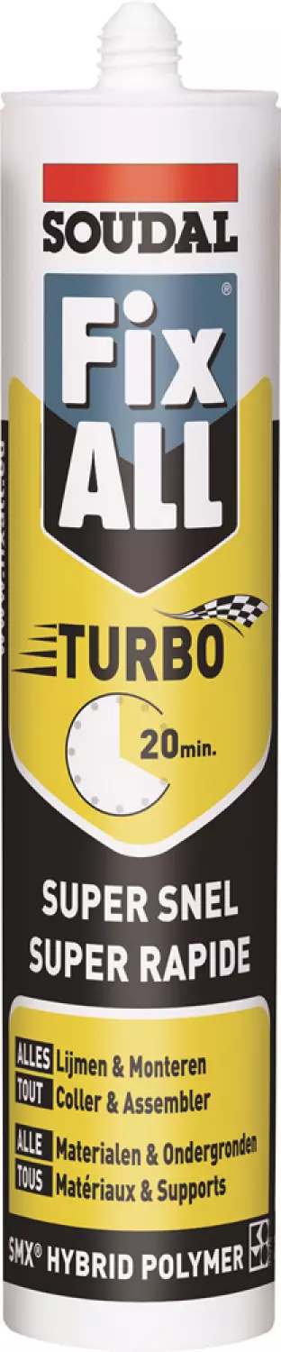 Soudal Fix All - Turbo Colle super rapide - blanc - 290ml-image