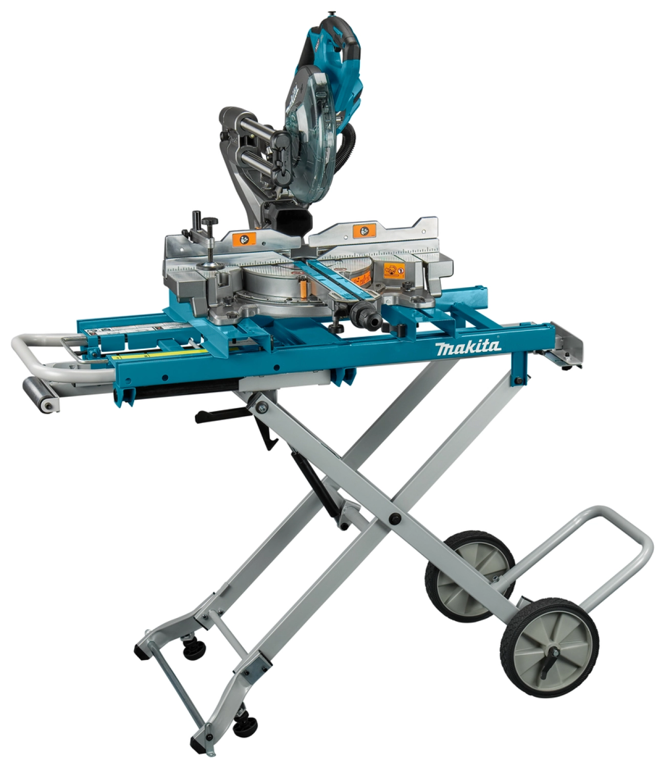 Makita LS002GZNL1 XGT 40 V Max Li-Ion Tronçonneuse radiale 216 mm corps - avec émetteur AWS et châssis-image