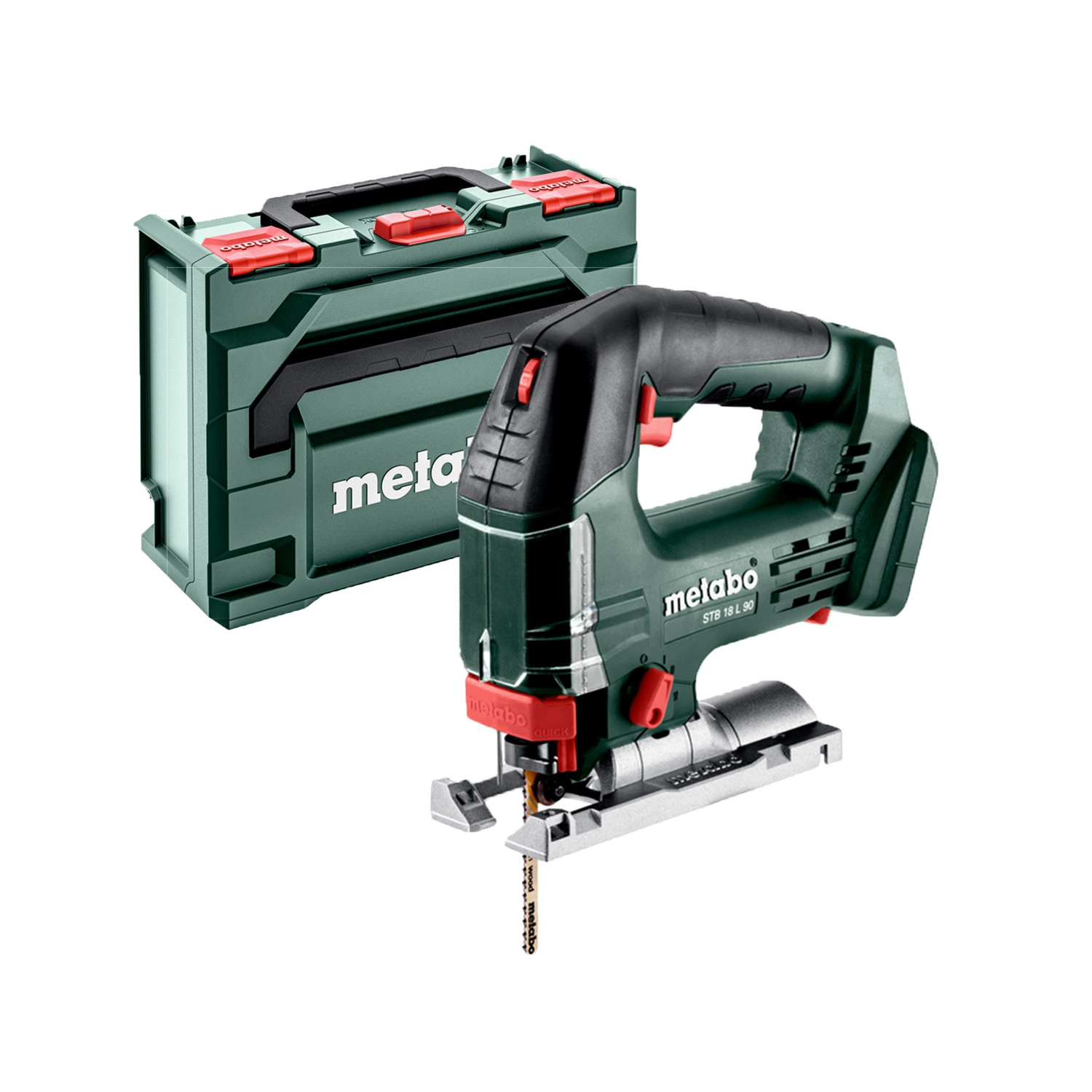 Metabo STB 18 L 90 18V Li-ion Scie sauteuse sans fil en MetaBox - Poignée en D-image