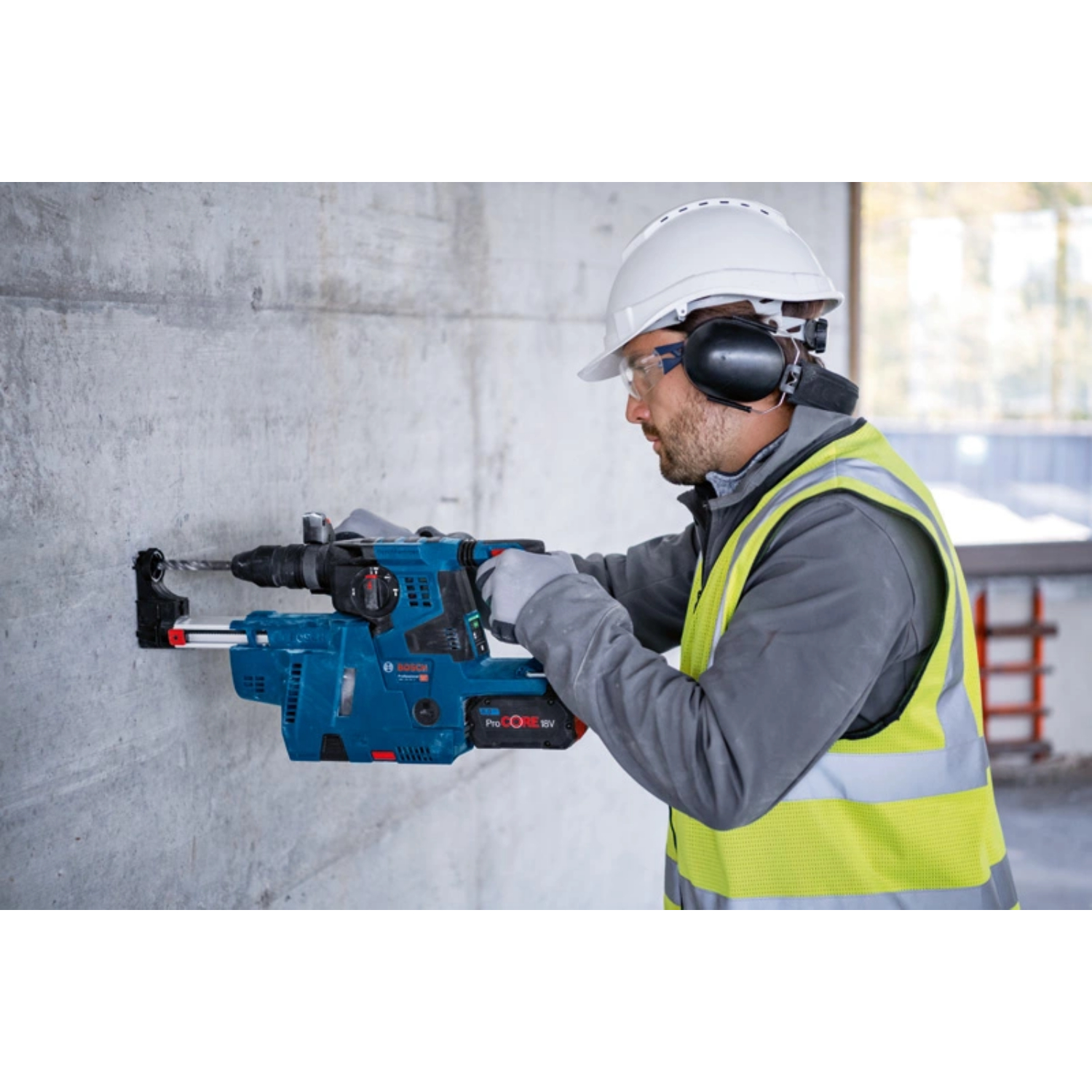 Bosch GBH 18V-28 CF 18V accu SDS-plus boorhamer set (2x 8.0Ah ProCORE accu) in L-Boxx - 3,3J - koolborstelloos-image