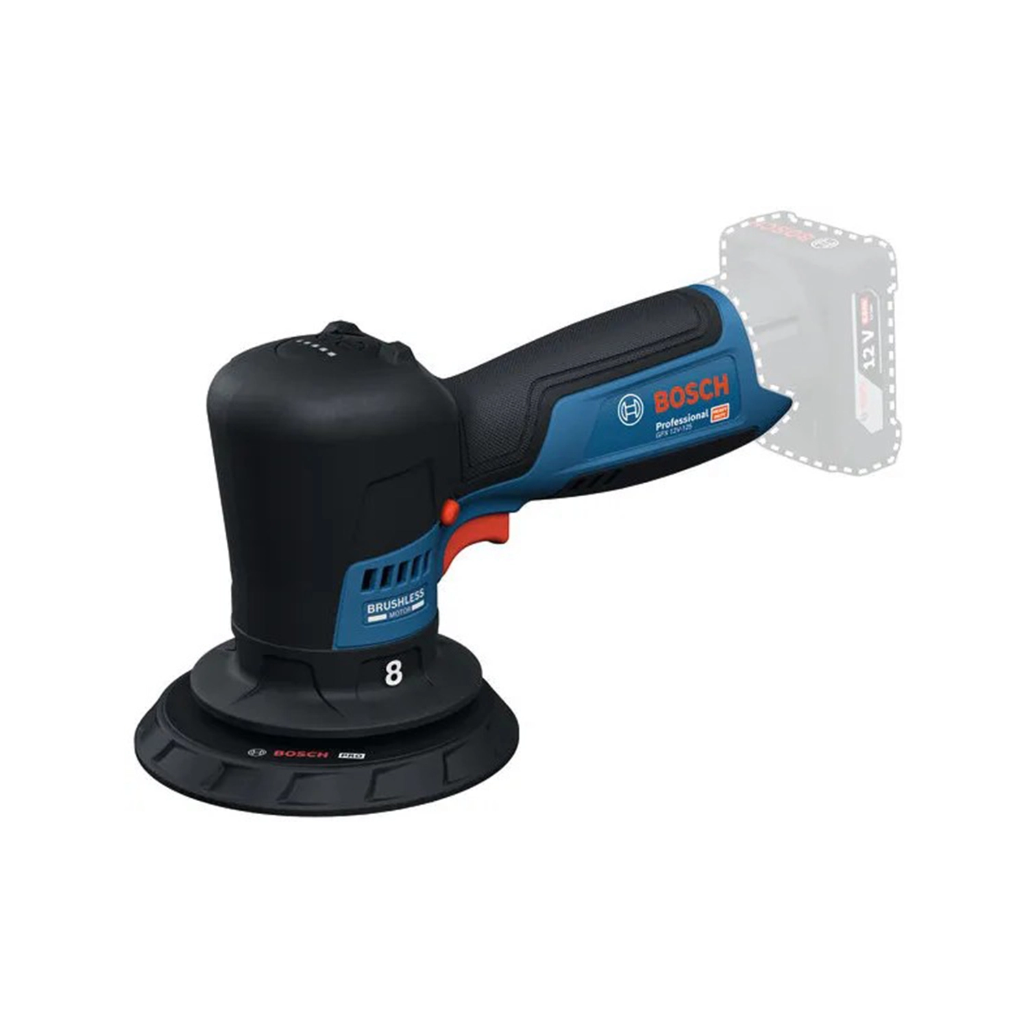 Bosch GPX 12V-125 Polisseuse excentrique sans fil 12 V - 125 mm-image