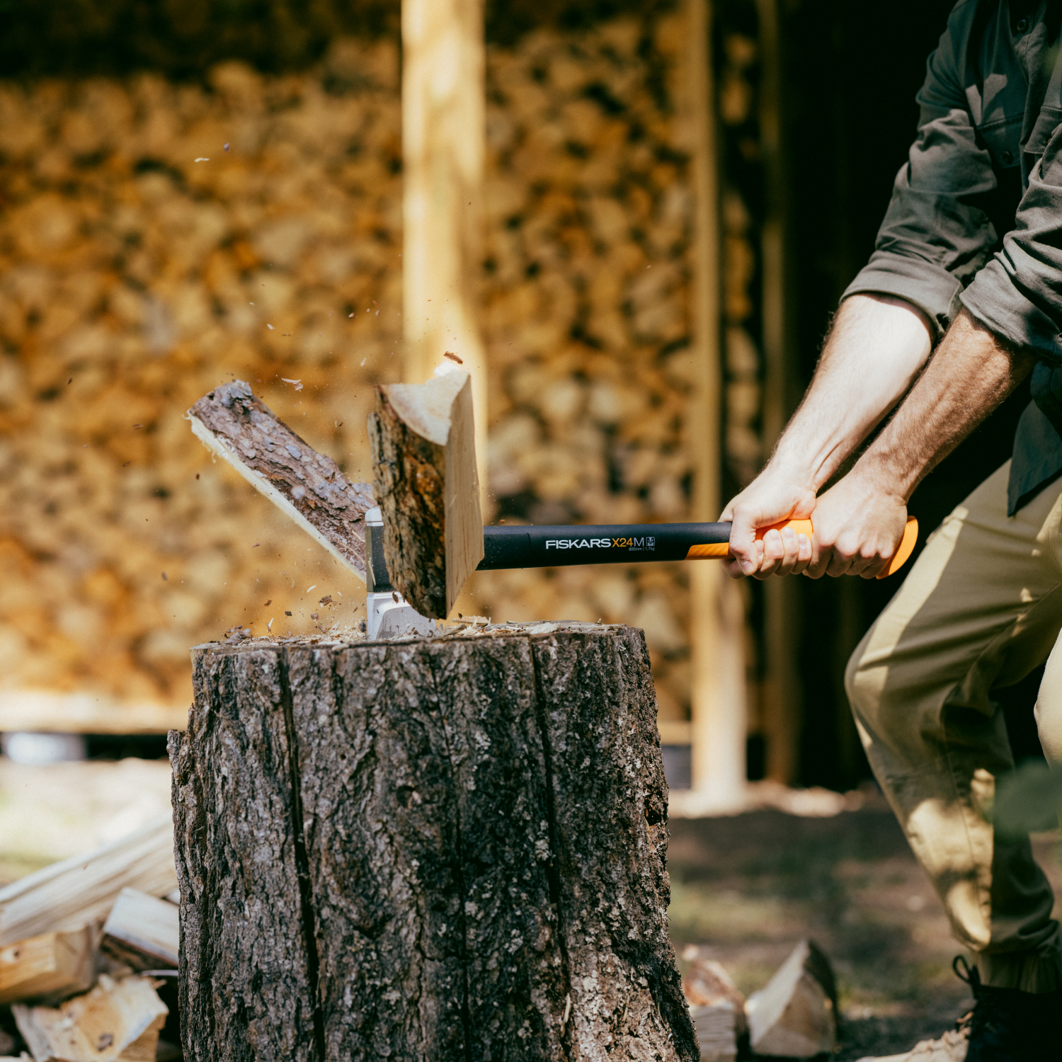 Fiskars 1069106 X serie X24 kloofbijl M - 600mm-image