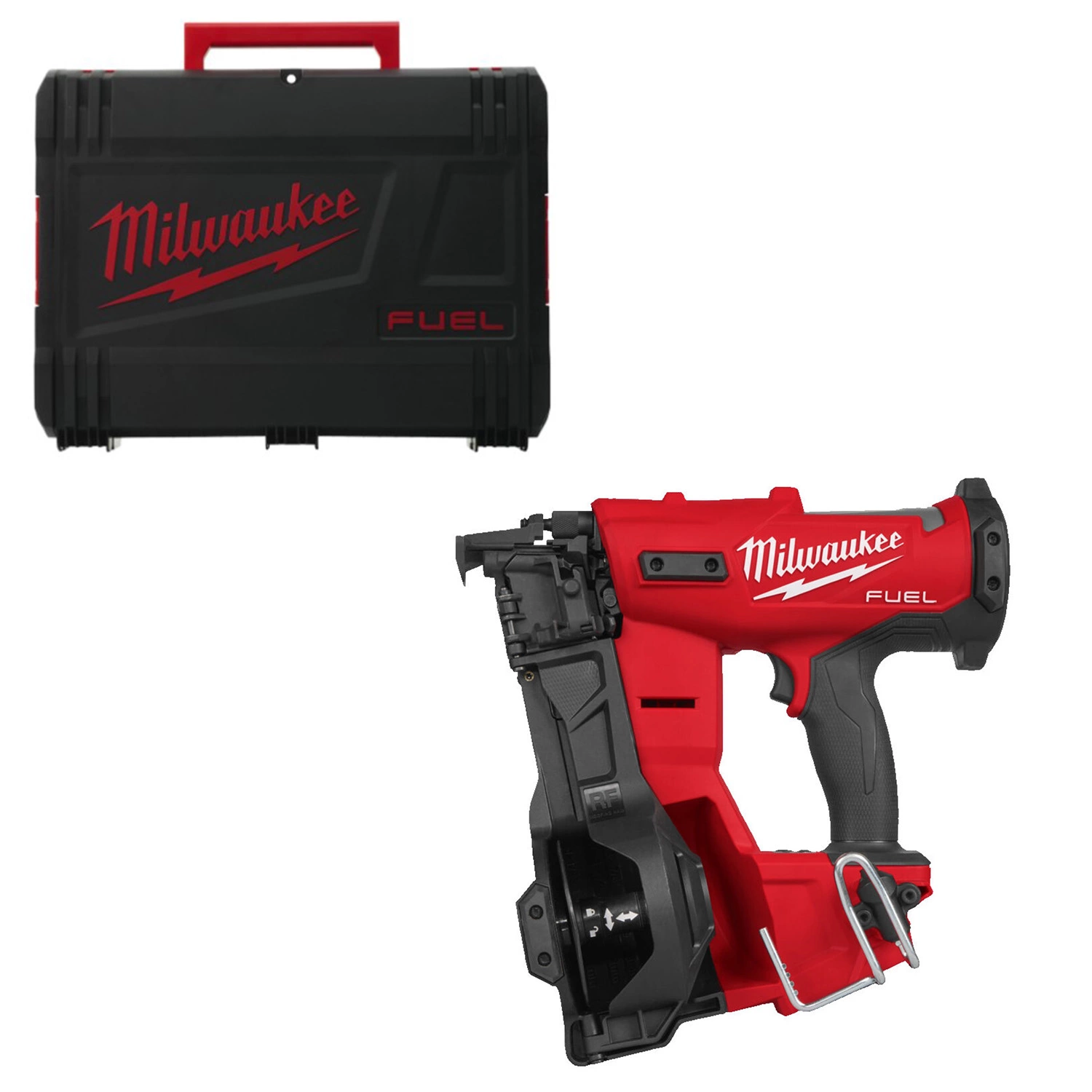Milwaukee M18 FRCN45-0X 18 V Li-ion accu Cloueuse sans fil dans HD Box-image