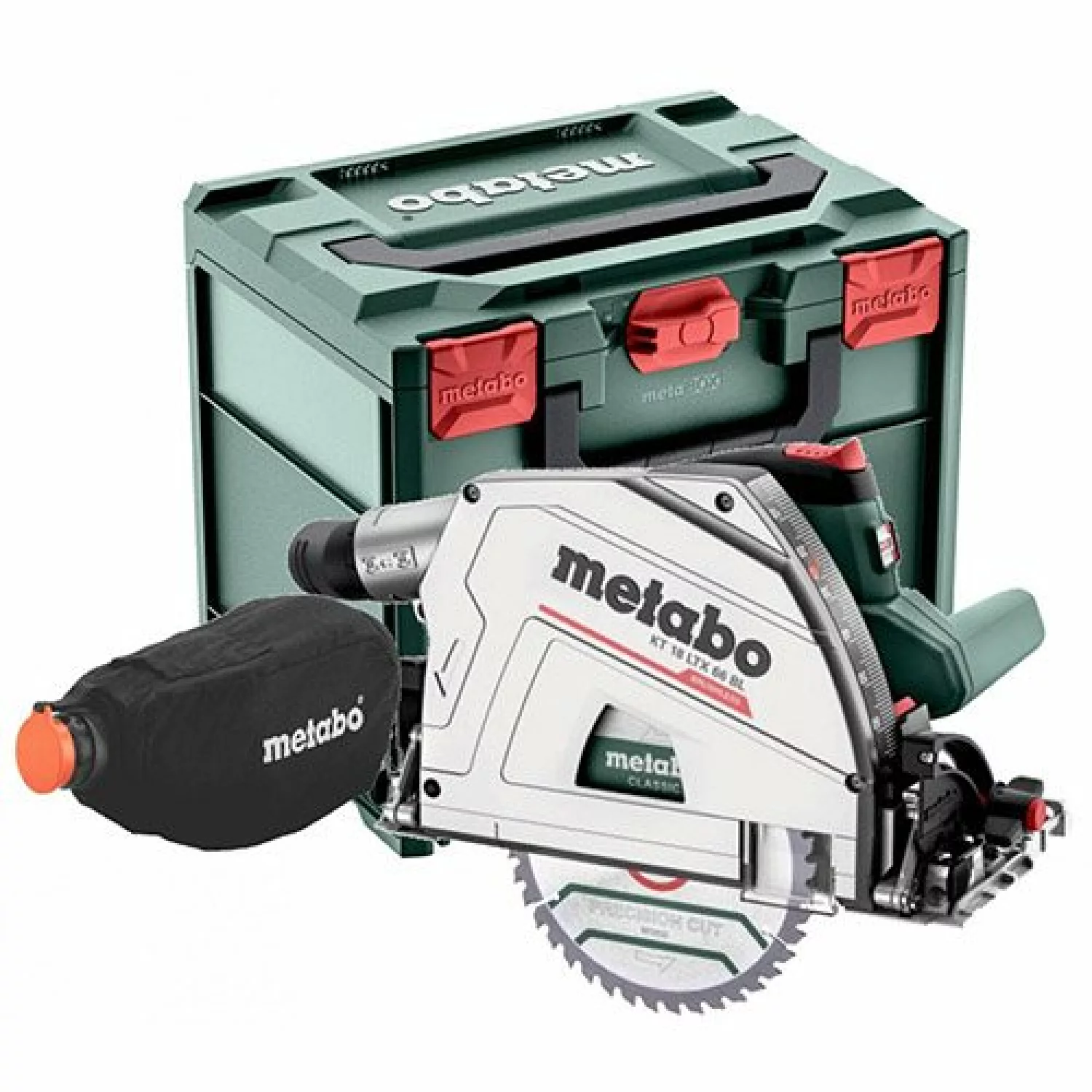 Metabo KT 18 LTX 66 BL 18V Li-ion scie circulaire plongeante sans fil corps dans metaBOX - 165 x 20 mm - sans charbon-image