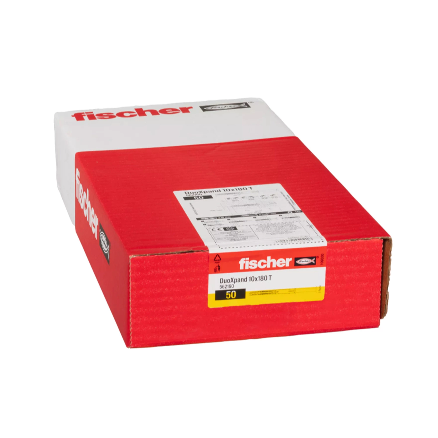 Fischer 562160 Constructieplug DuoXpand - 10 x 180 T - TX40 - verzonken schroef (50st)-image
