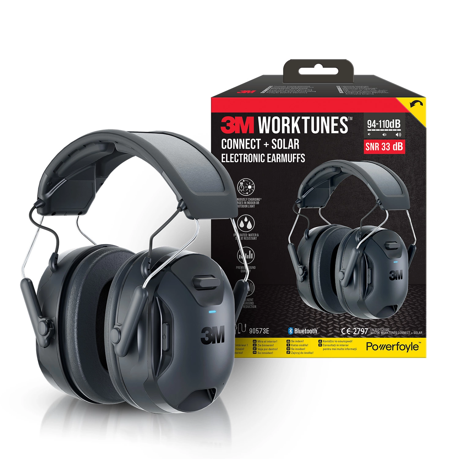 3M Worktunes Connect Solar Draadloze Gehoorbeschermer-image