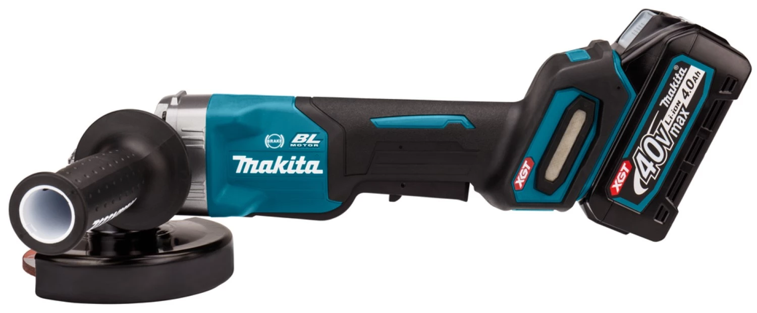 Makita GA013GM201 Meuleuse d'angle sans-fil - XGT 40V max Li-ion - 2 batteries 4,0 ah - Mbox - 125 mm-image