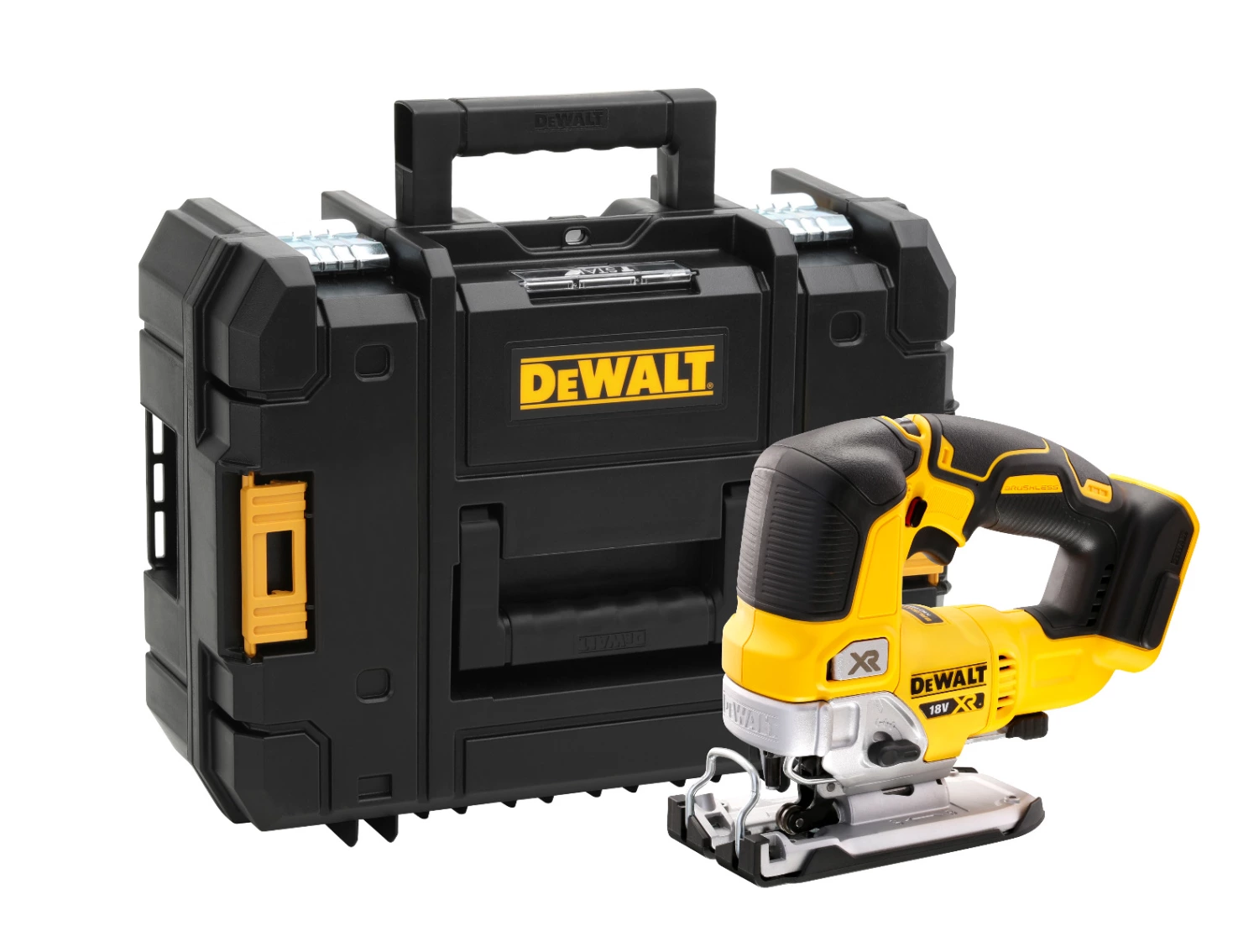 DeWALT DCS334NT Scie sauteuse sans fil Li-Ion 18V en T-STAK - moteur brushless - Machine seule-image