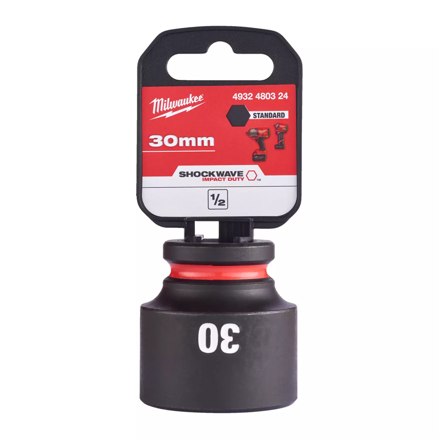 Milwaukee 4932480324 Bouchon de puissance SHOCKWAVE - 30 mm - 1/2"-image