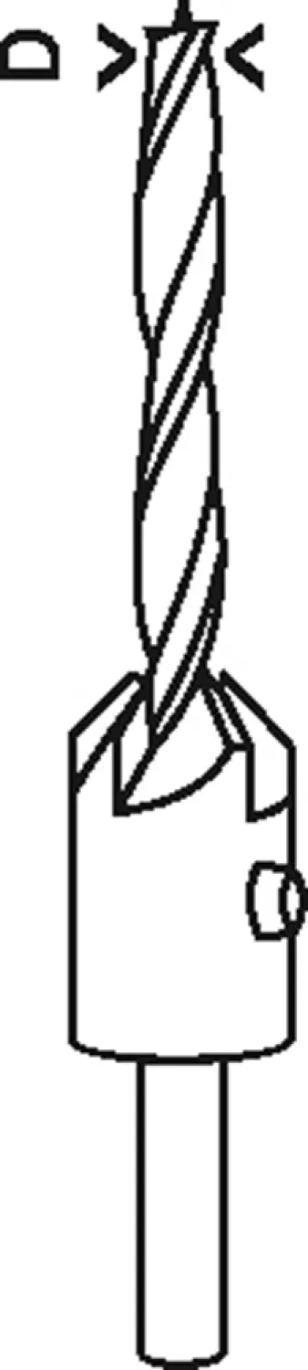 Bosch 2608595345 Houtspiraalboor met verzinkboor - 3mm-image