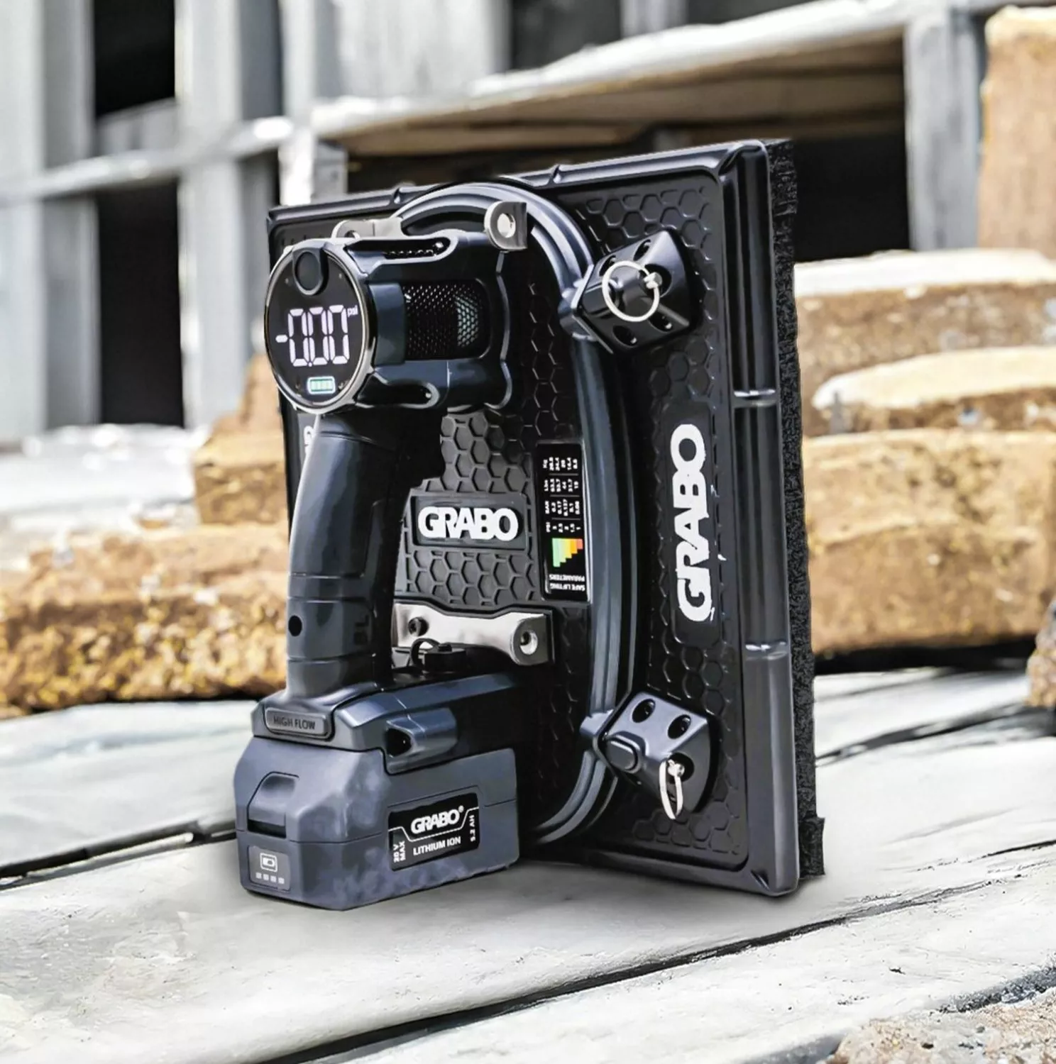 Grabo High Flow Elektrische Vacuüm Tegeldrager in beschermtas - 50,3kg-image