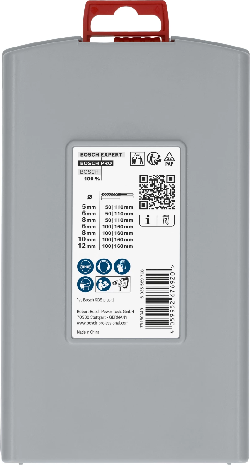 Bosch 2608707246 7-delige PRO SDS plus-5X Hamerboorset-image