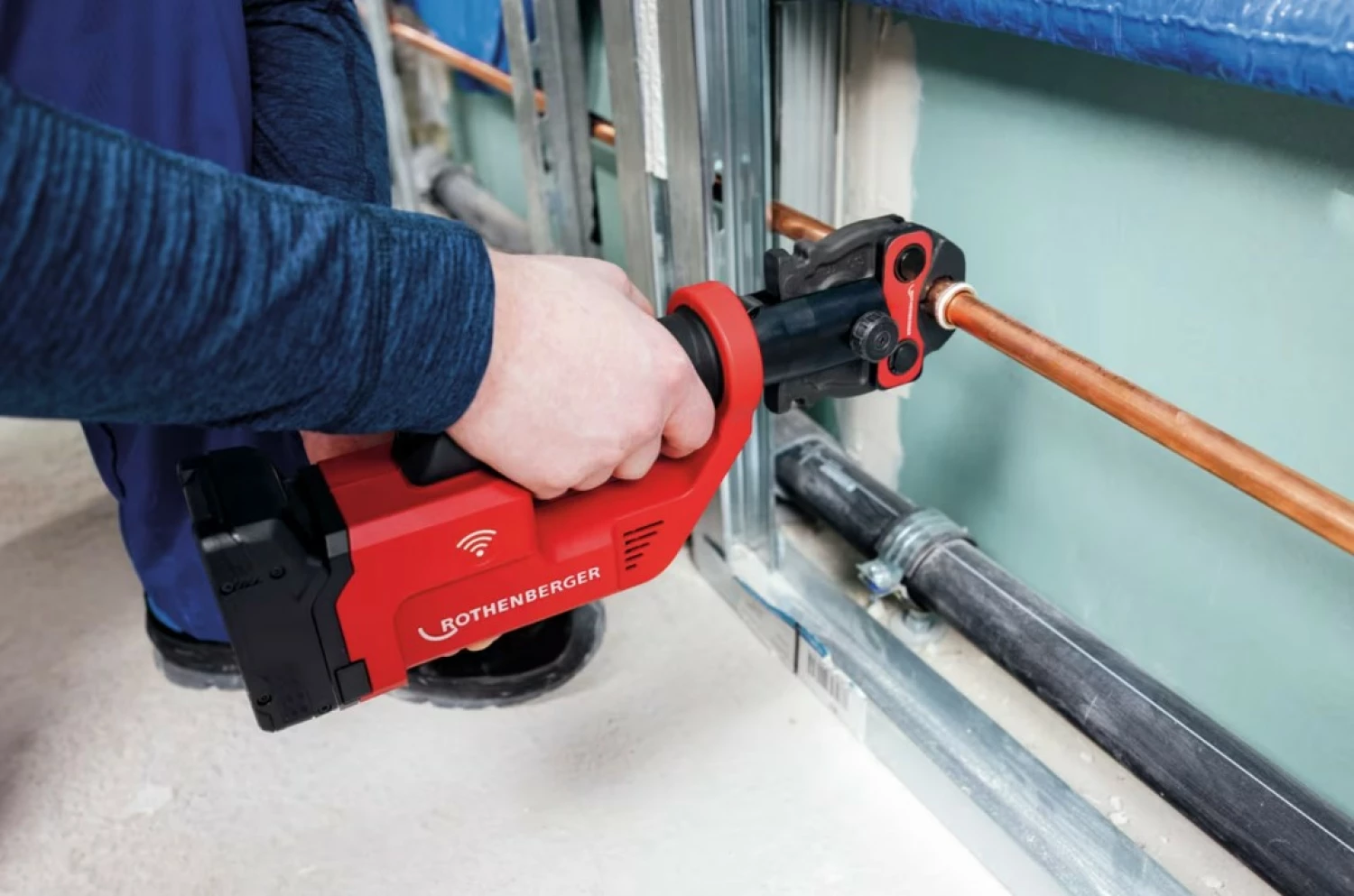 Rothenberger ROMAX COMPACT III 18V Li-Ion accu presse-tube - AMPShare-image