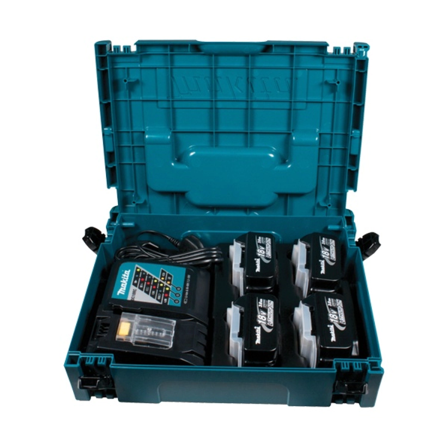 Makita 196696-4 18V Li-Ion accu starterset (4x 3.0Ah) + lader in Mbox-image