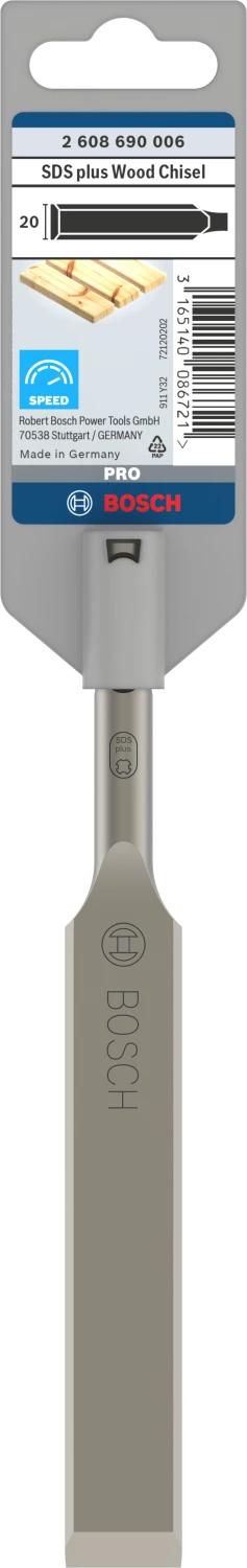 Bosch 2608690006 - Ciseau à bois SDS-Plus 175 x 20 mm-image