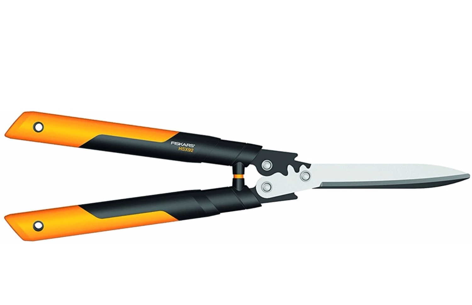 Fiskars - Cisaille à haie - Système à crémaillère PowerGear X - Revêtement antiadhésif - Acier - 63 cm - HSX92-image