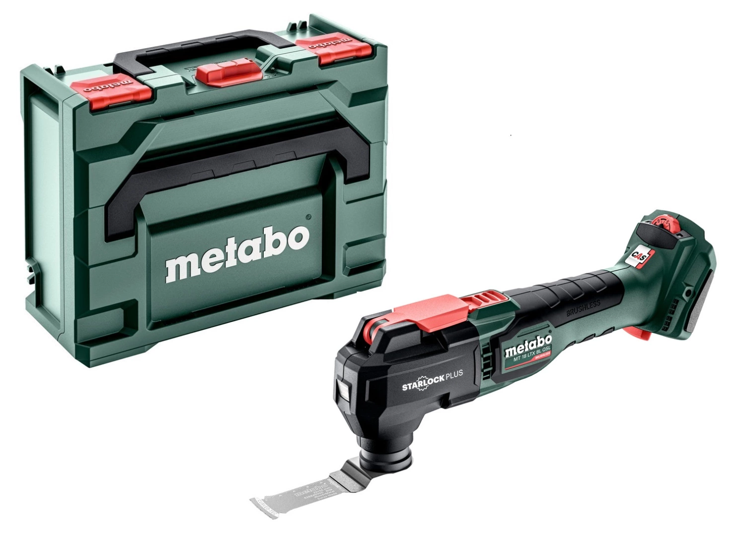 Metabo MT 18 LTX BL QSL 18V Li-ion accu multitool body in metaBOX - koolborstelloos - snelwissel-image