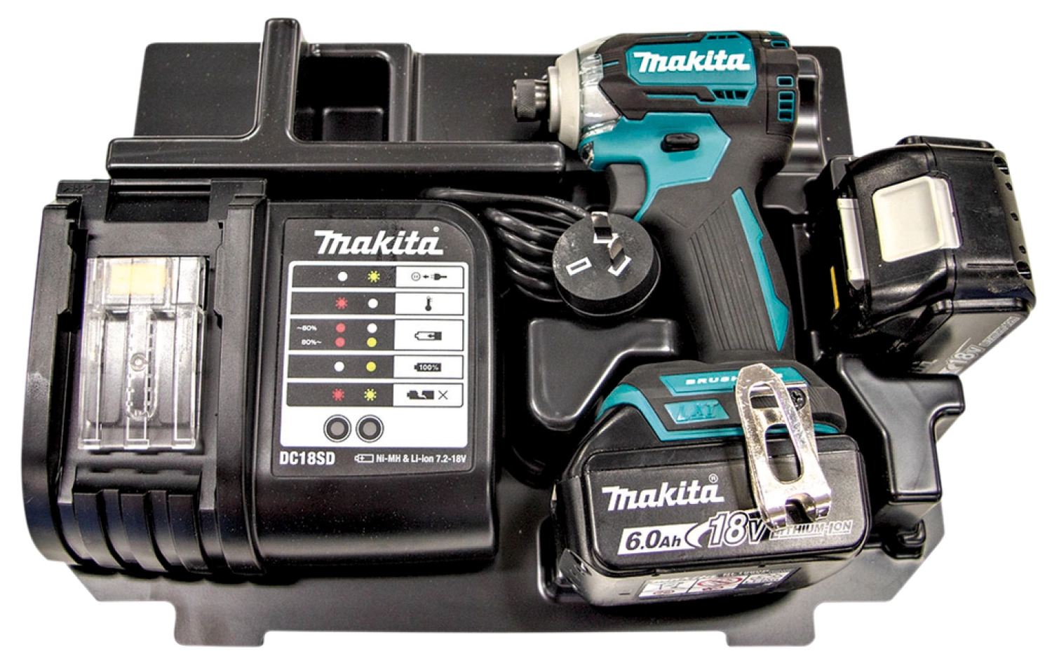 Makita 837670-0 Mbox 2 inleg voor BTD129 / BTD134 / BTD136 / BTD146 / BTD147 / BTP130 / BTP131 / BTP140 / BTP141 / BTW250 / BTW251 / BTS130-image