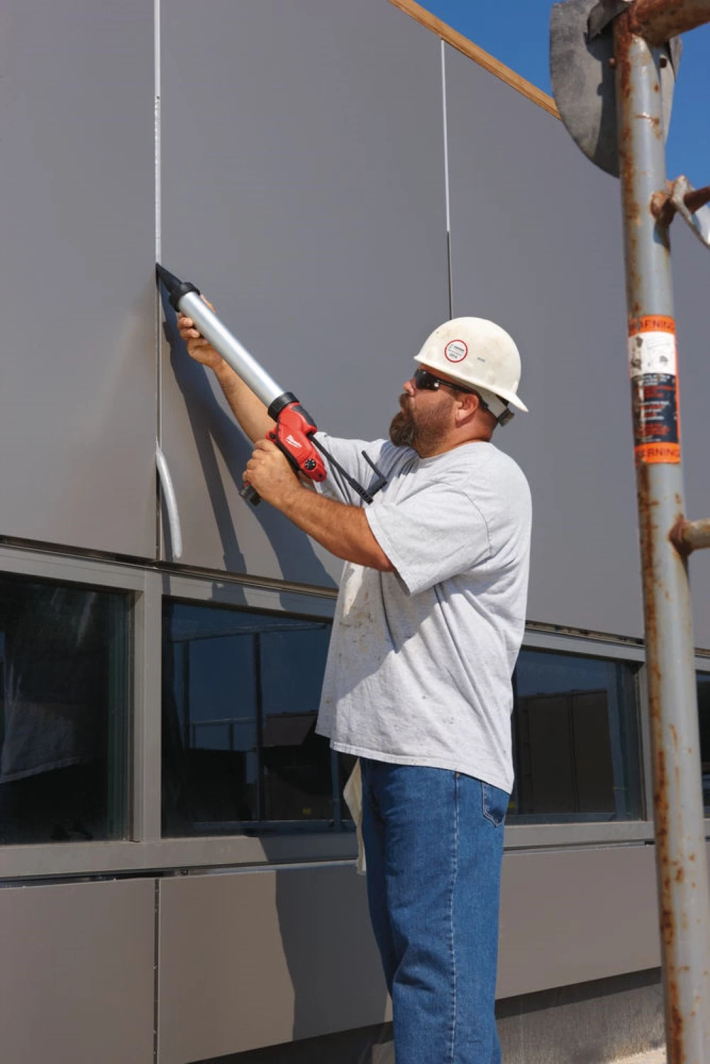 Milwaukee M12 PCG/400A-0 Pistolet à colle / mastic avec porte-cartouche - 12V Li-ion - Machine seule-image