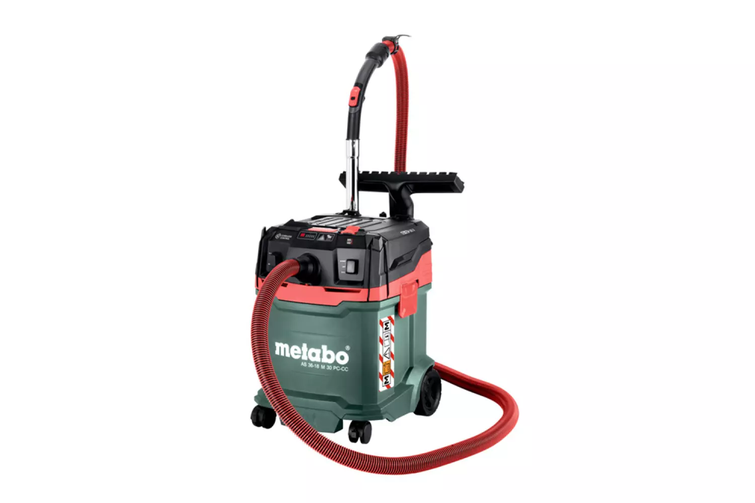 Metabo AS 36-18 M 30 PC-CC 18V Li-ion  Aspirateur de chantier à batterie sans fil - Classe M - 30L-image