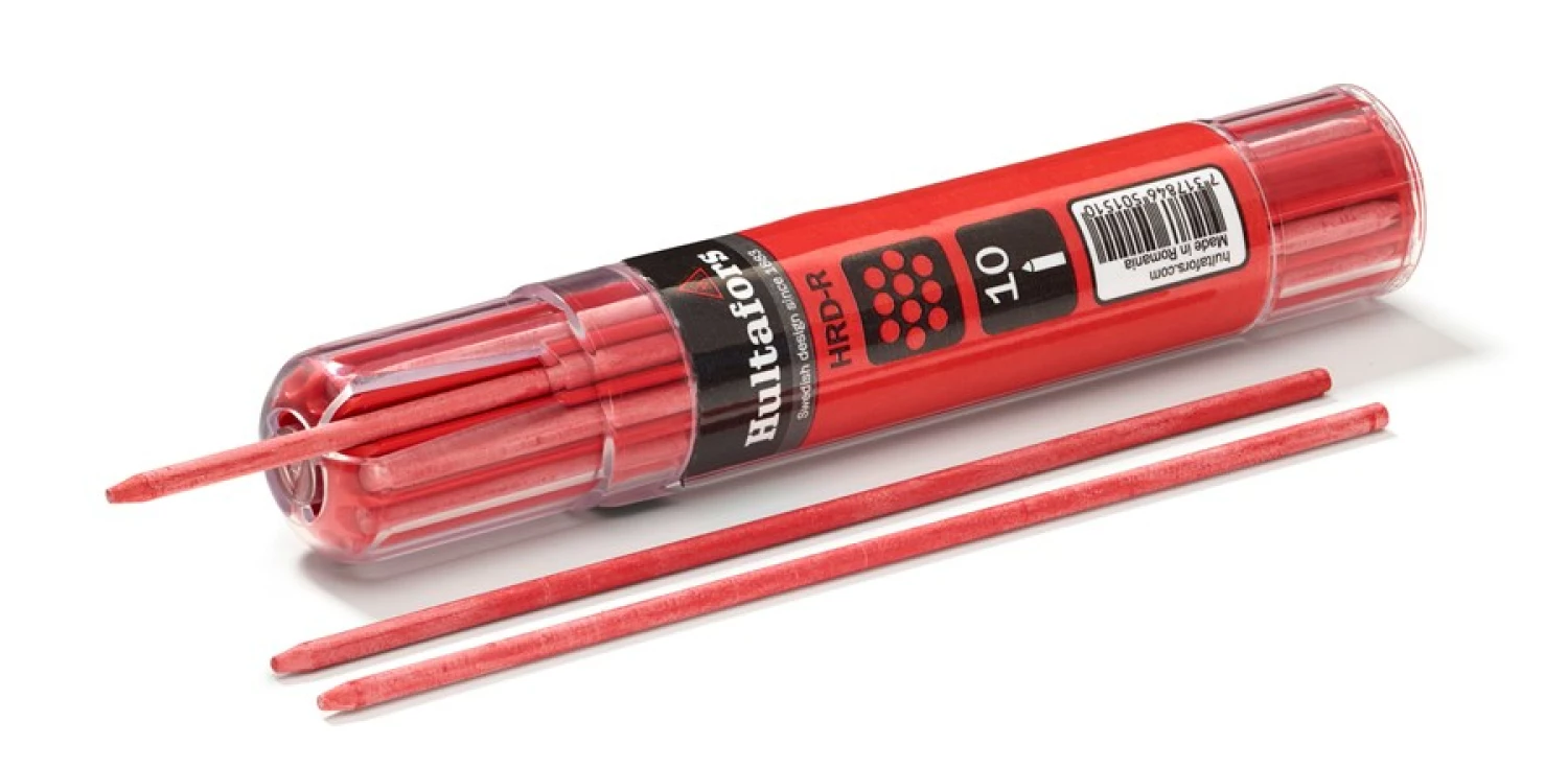 Hultafors HRD-R Recharge crayon (10 pcs) - Rouge-image