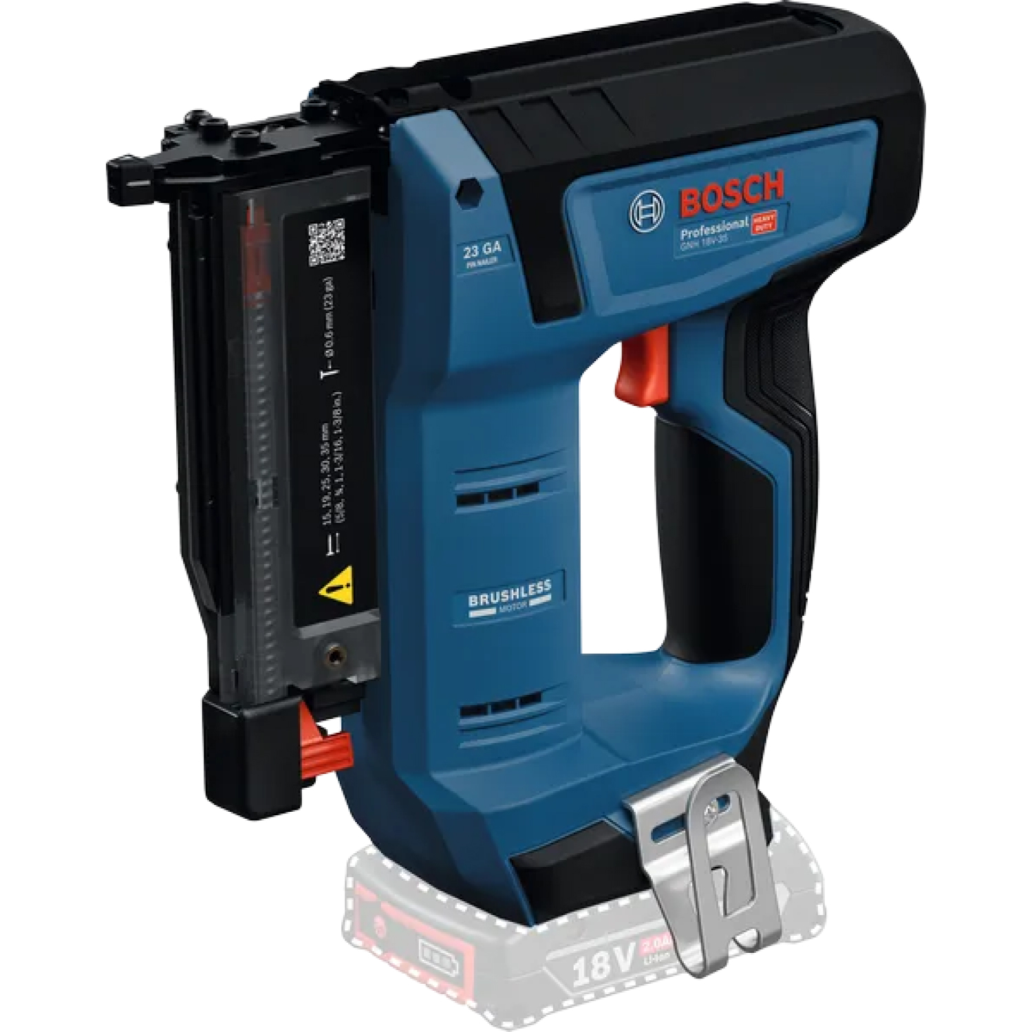 Bosch GNH 18V-35 18V accu pin houttacker body - 0,6mm - 15-35mm - recht-image