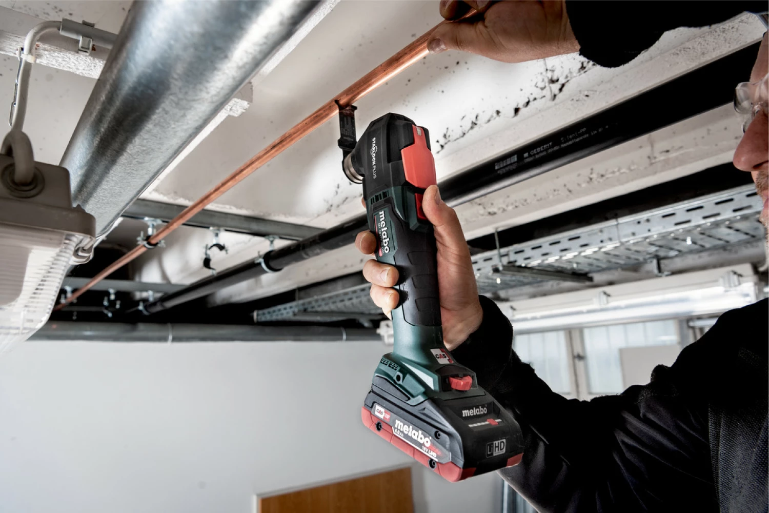 Metabo MT 18 LTX BL QSL 18V Li-ion accu multitool body in metaBOX - koolborstelloos - snelwissel-image