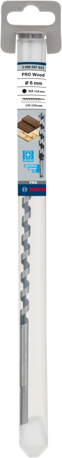 Bosch 2608597622 Slangenboor - zeskantopname - 6 x 160 x 235mm-image