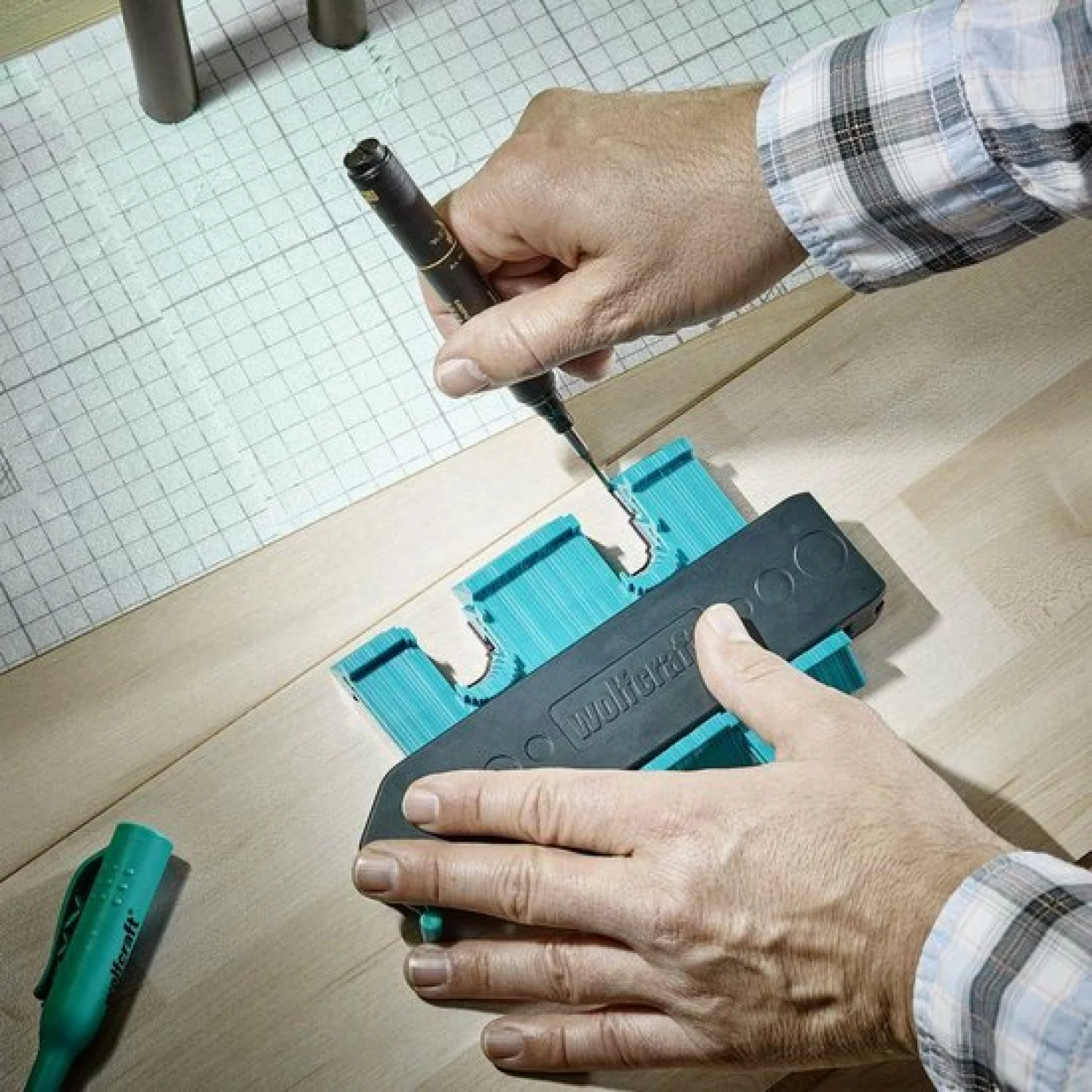 Wolfcraft 6949000 - Copieur de contours - 180 x 20 x 105 mm-image