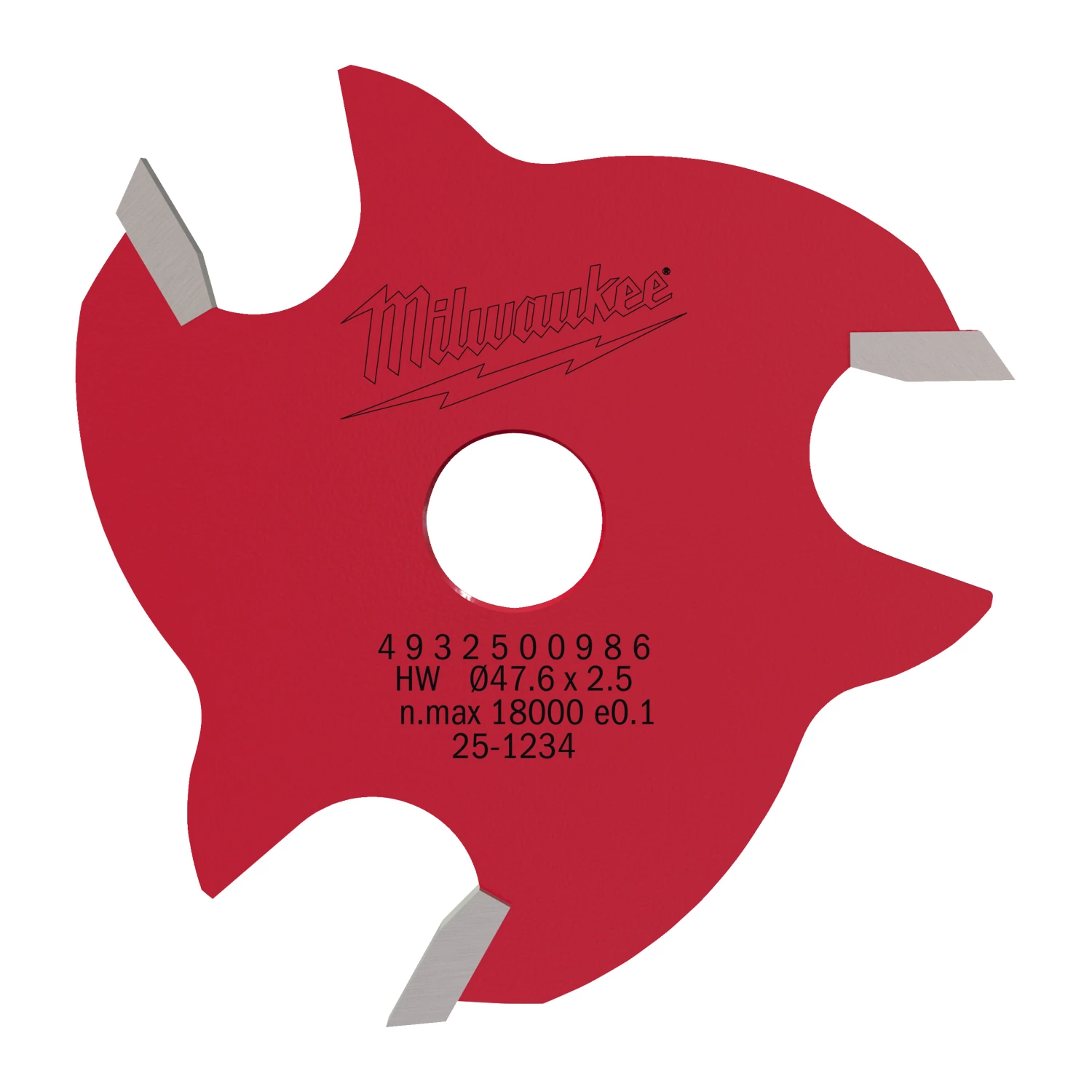 Milwaukee 4932500986 Fraise à rainurer en carbure - 8" - 2,5 mm-image