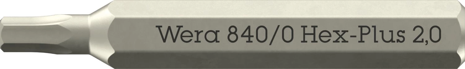 Wera 05058111001 840/0 Hex Plus Micro Bit - 2,0 x 30mm-image
