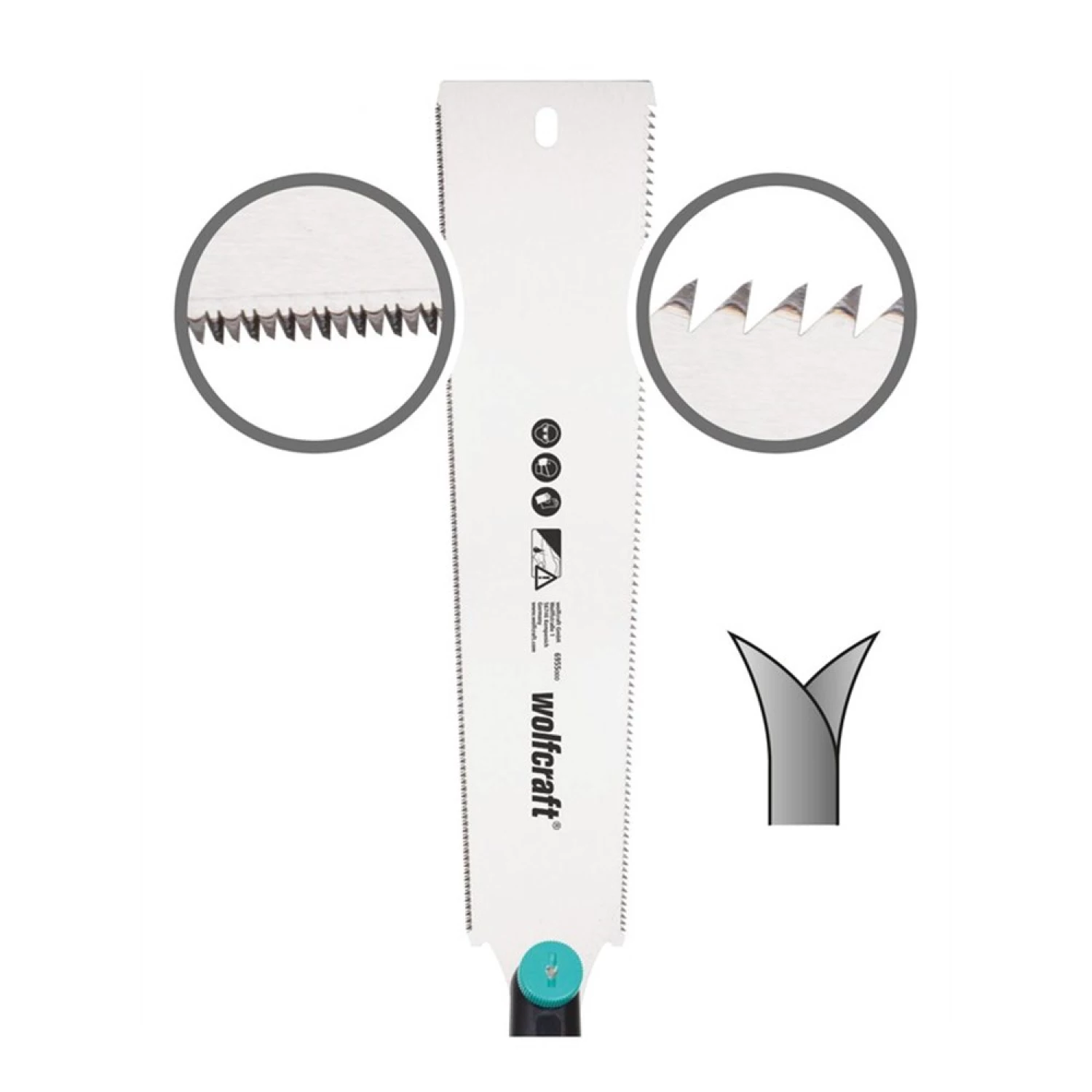 Wolfcraft 6955000 Scie Japonaise - 330 mm - 17 TPI-image