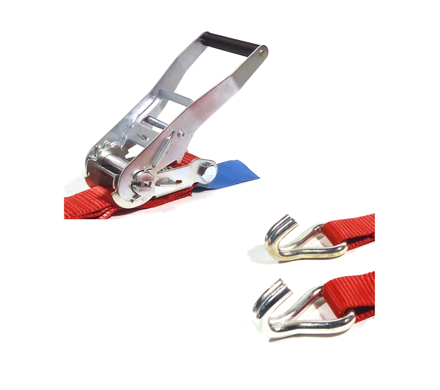 Little Jumbo 1850508500 Spanband met ratel en J-haak - 9m x 50mm-image