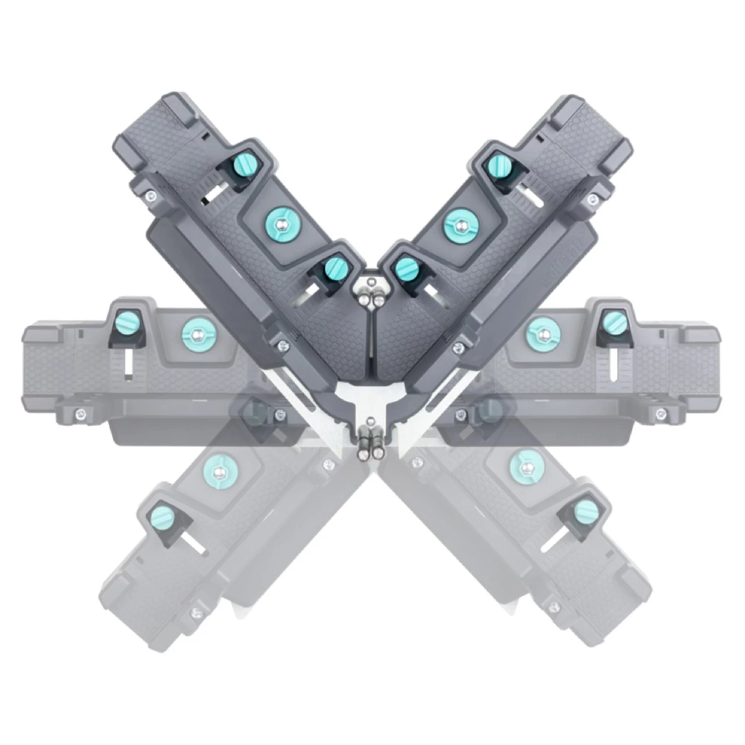 Wolfcraft 6956000 2-en-1 Équerre à onglet et boîte à onglets PRO - 120mm-image