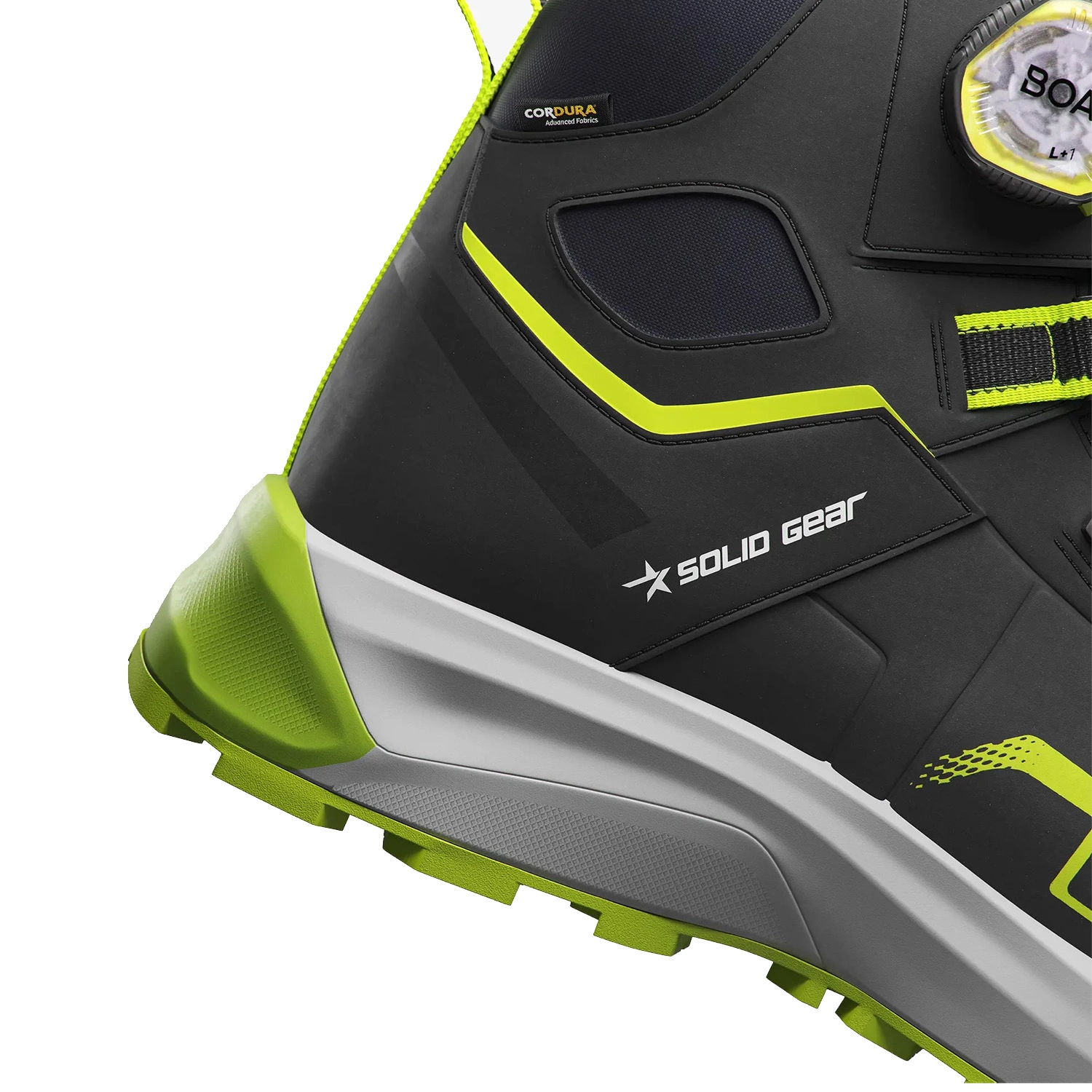 Solid Gear SG80205 Sonar 3 Werkschoen - Zwart/Groen - Hoog  - Maat 36-image