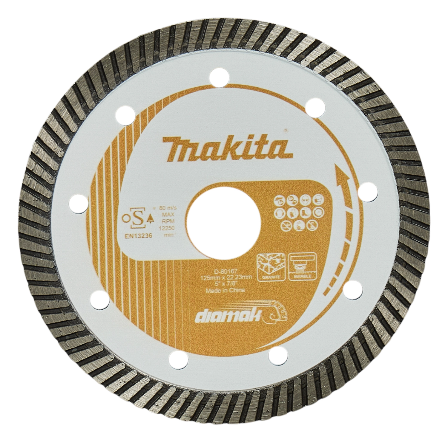 Makita D-80167 Diamantschijf - 125mm - 22,23mm-image