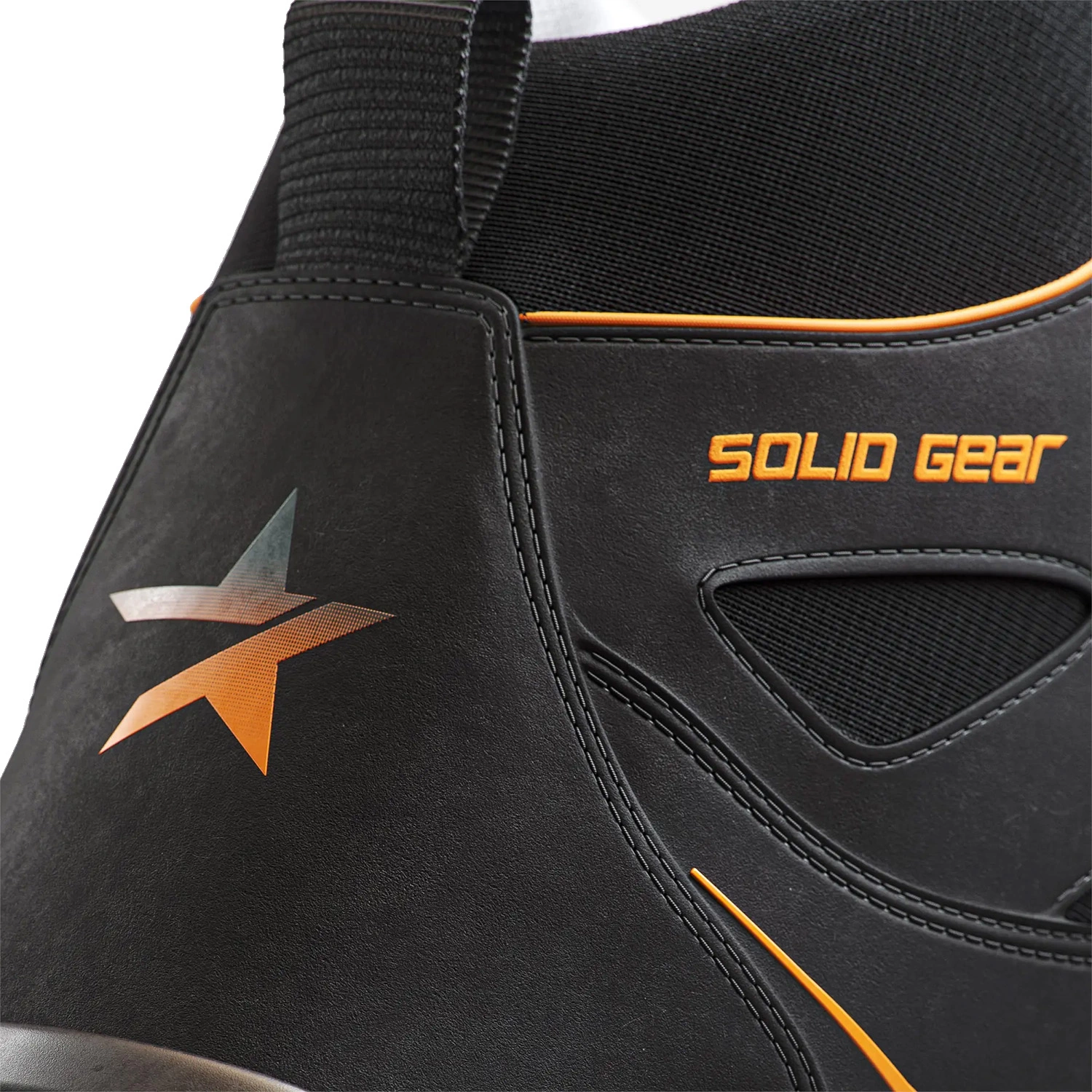 Solid Gear 61005 Reckon Werkschoen - Zwart/Oranje - Hoog - Maat 42-image