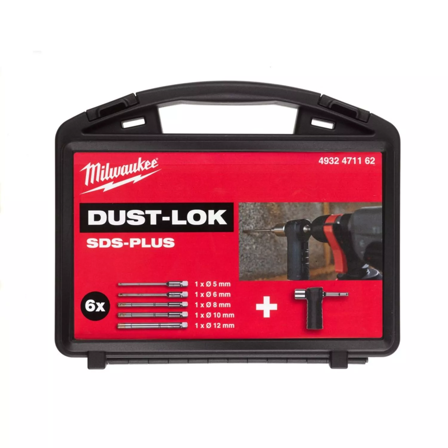 Milwaukee 4932471162 6-delige SDS-plus DC stofvrije borenset-image