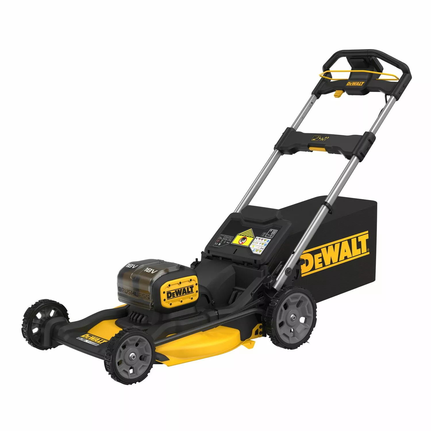 DeWALT DCMWP134N 18V XR Li-Ion Tondeuse à Gazon Corps - Sans Balais - 48cm-image