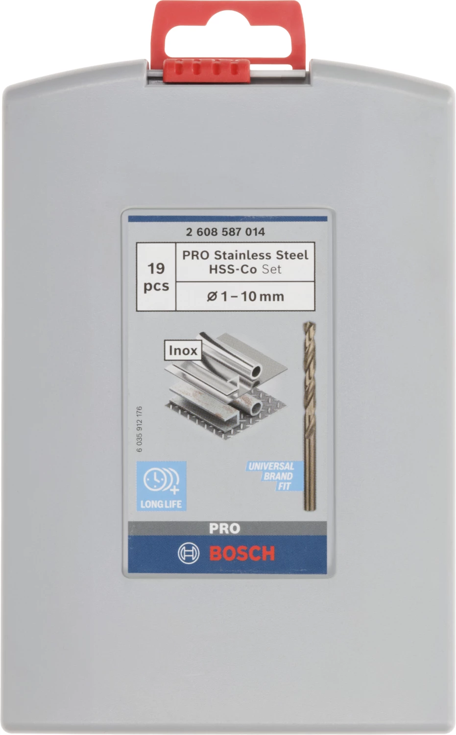 Bosch 2608587014 19-delige ProBox Metaalborenset HSS-Co DIN 338-image