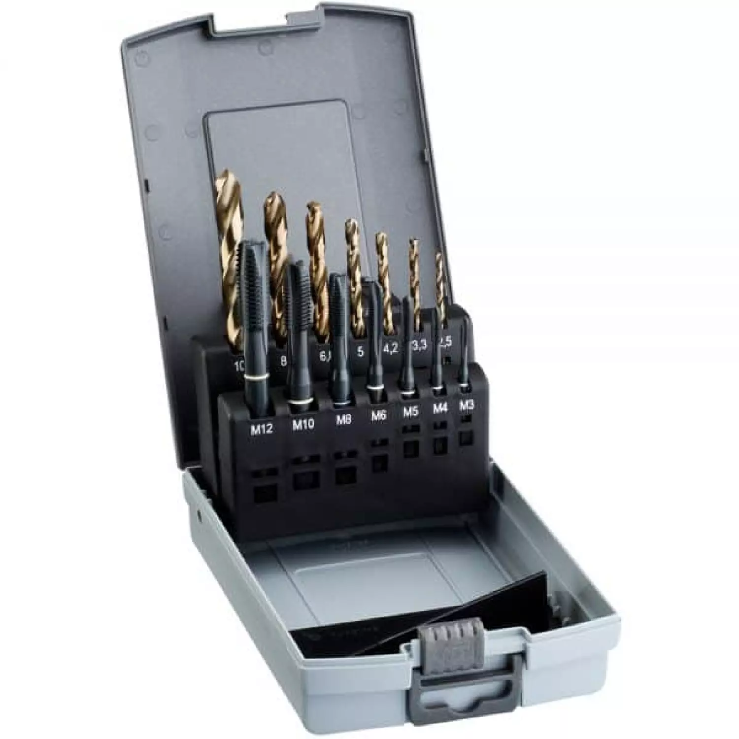 Euroboor DTS.312 14 pièces  HSS-Co tap- en spiraalborenset-image
