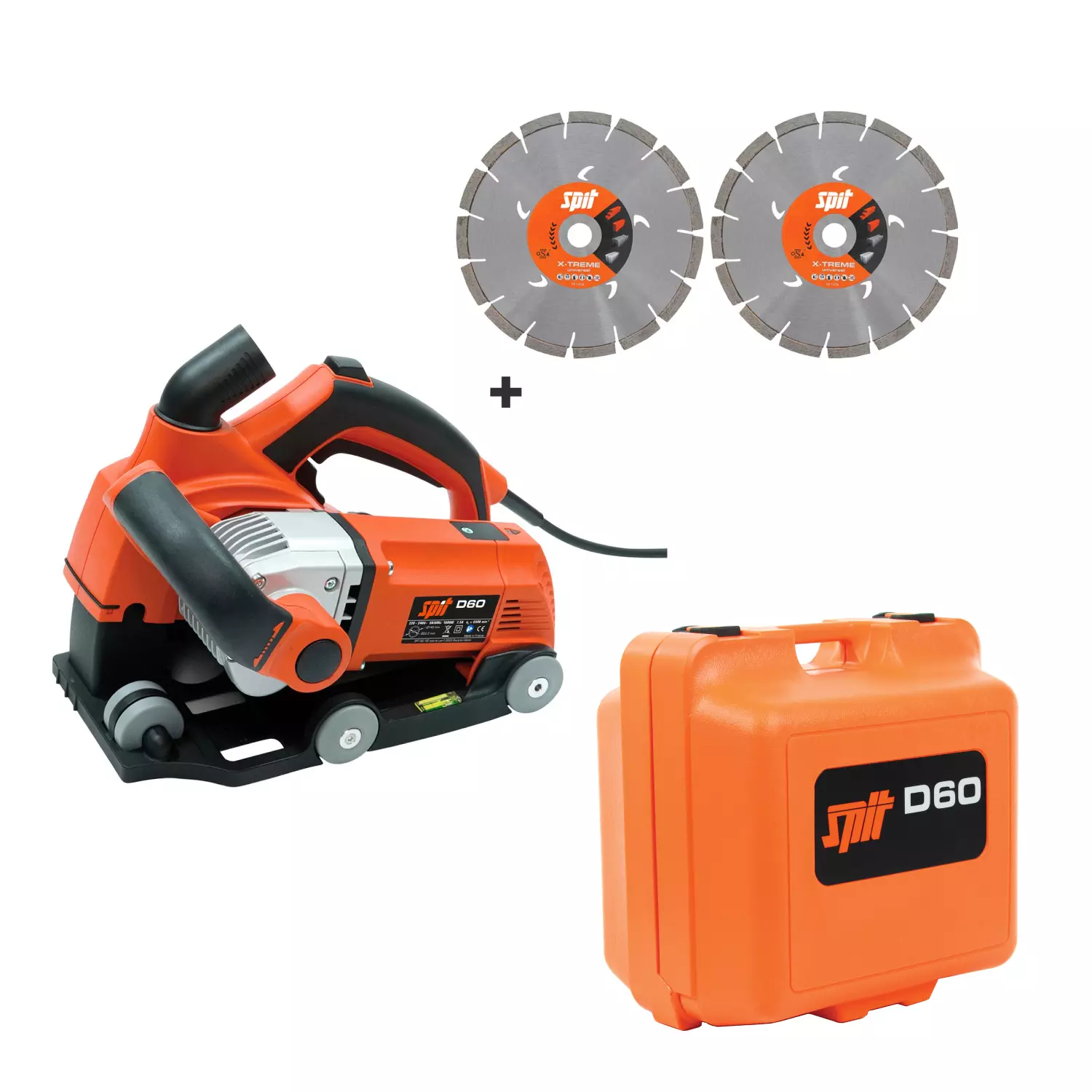 Spit 811223 D60 - Rainureuse + Set Xtreme Universal-image