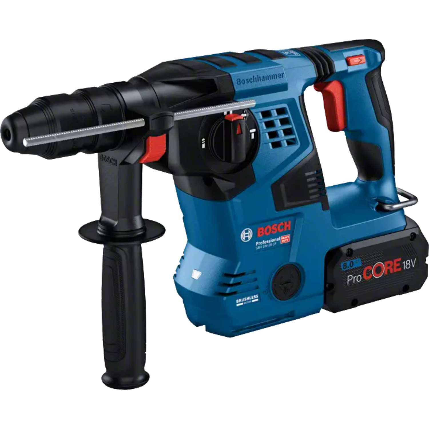 Bosch GBH 18V-28 CF 18V accu SDS-plus boorhamer set (2x 8.0Ah ProCORE accu) in L-Boxx - 3,3J - koolborstelloos-image