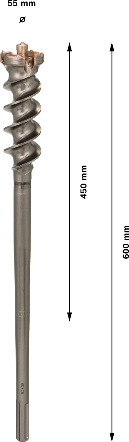 Bosch 1618596457 SDS-Max Doorvoerboor - type 9 - 55 x 450 x 600mm-image