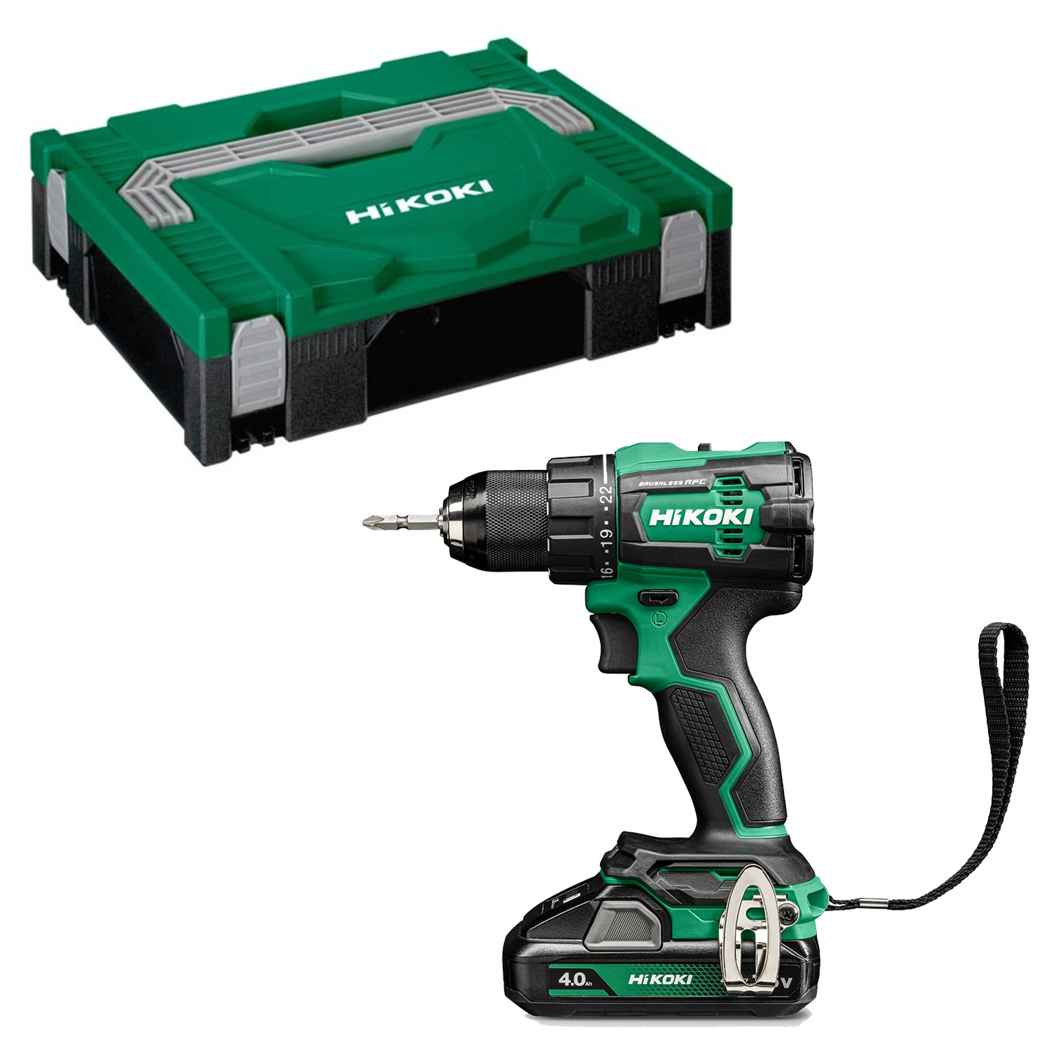 HiKOKI DS18DEWHZ Accu boor-schroefmachine 18V - BL - 70 Nm - 2x 18V 4-0Ah - in HSC II-image