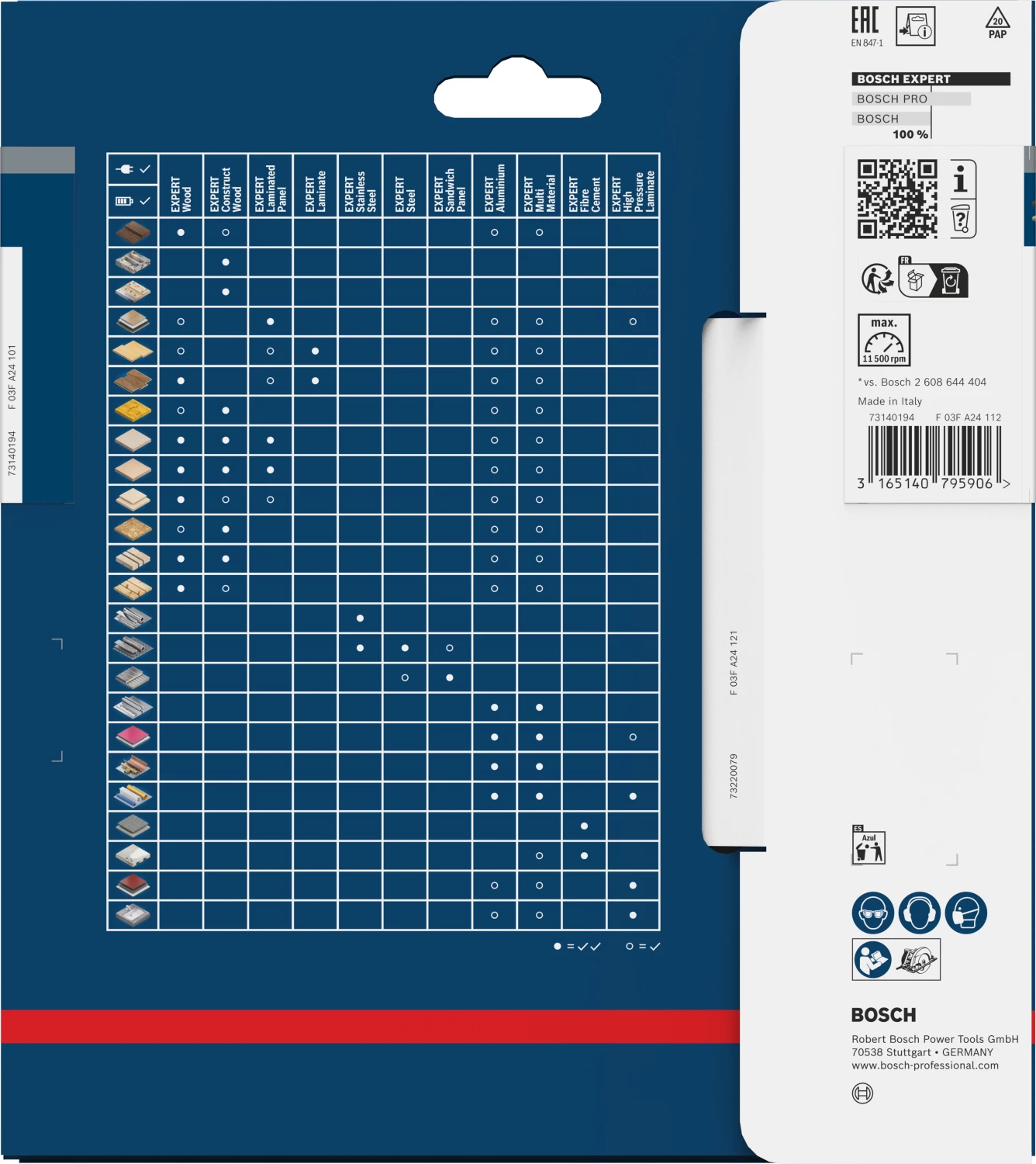 Bosch 2608644024 Expert Cirkelzaagblad - 165 x 20 x 48T - Hout - Carbide-image